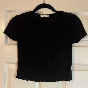 Moa Moa black top, size XS